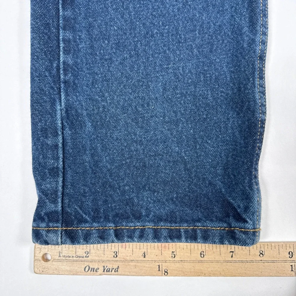 Levis 505 Jeans‎ Mens 34x34 Blue Regular Fit Straight Leg Denim Classic Casual